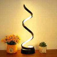 Modern Dimmable Spiral LED Table Lamp