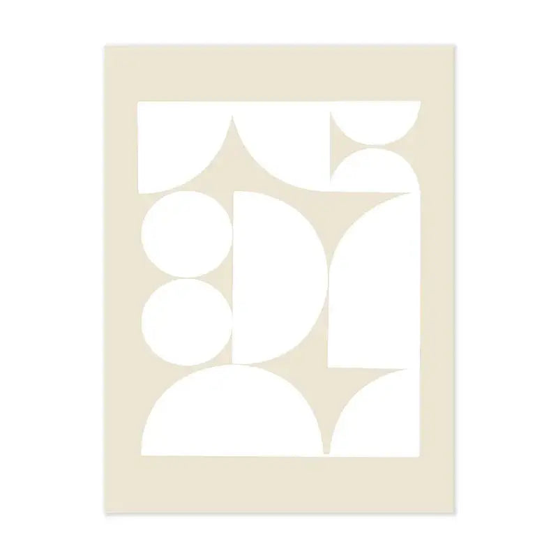 Minimalist abstract line wall art canvas for modern home decor.