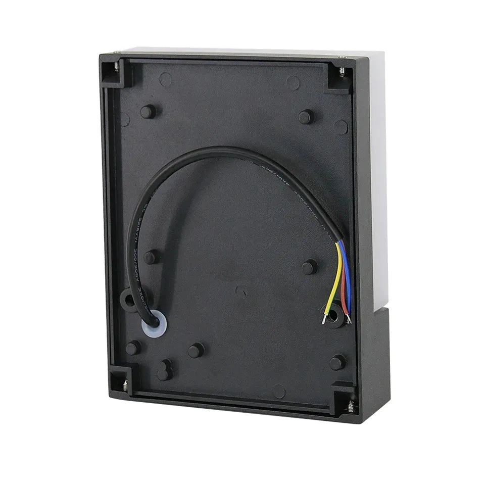 Minimalist ultra-bright outdoor waterproof wall lamp for garden and exterior lighting.