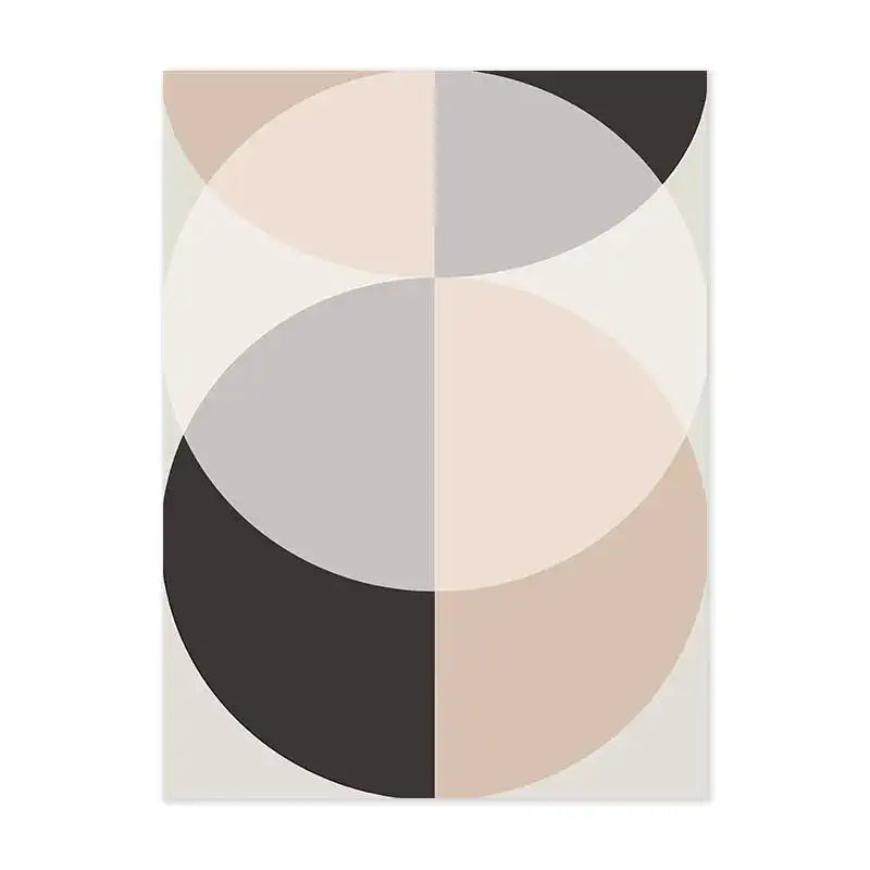 Minimalist abstract line wall art canvas for modern home decor.