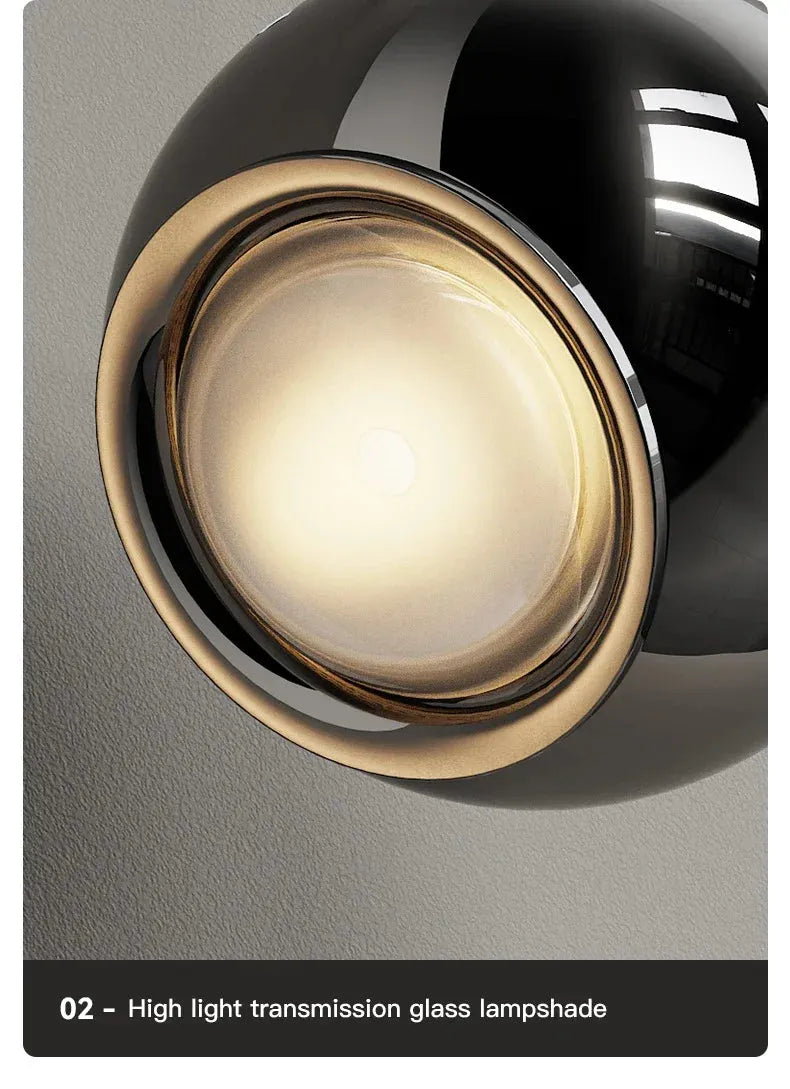 Modern adjustable LED bedside wall lamp for bedroom lighting and decor.